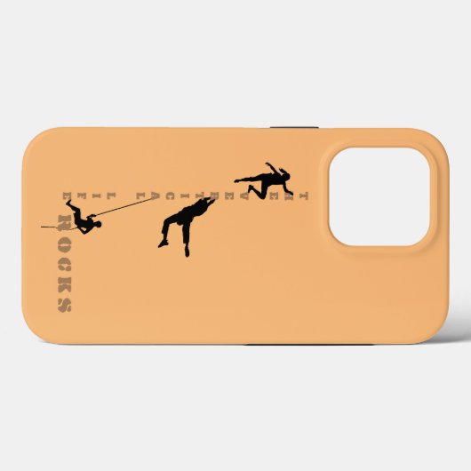 Coques Case-Mate iPhone Vie verticale - Design Escalade rock (Verso (horizontal))