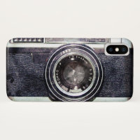 Vieil appareil-photo noir