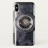 Coques Case-Mate iPhone Vieil appareil-photo noir (Dos)