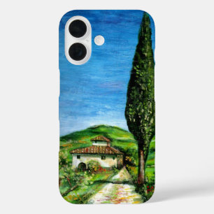 Coques iPhone 16 Vieille ferme en Chianti / Paysage toscane