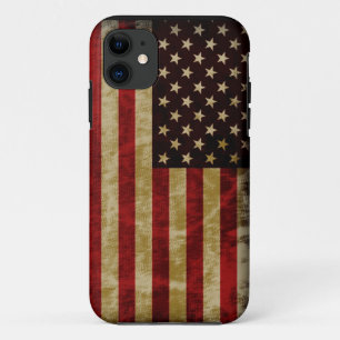 Coques Pour iPhone Vieille gloire de rétro de style drapeau grunge