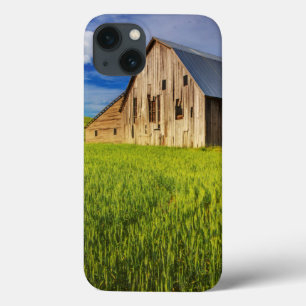 Etui iPhone Case-Mate Vieille grange entourée de champs de blé de printe