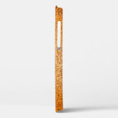 Coques Case-Mate iPhone Vieille texture de cuir marron grunge (Verso / Gauche)