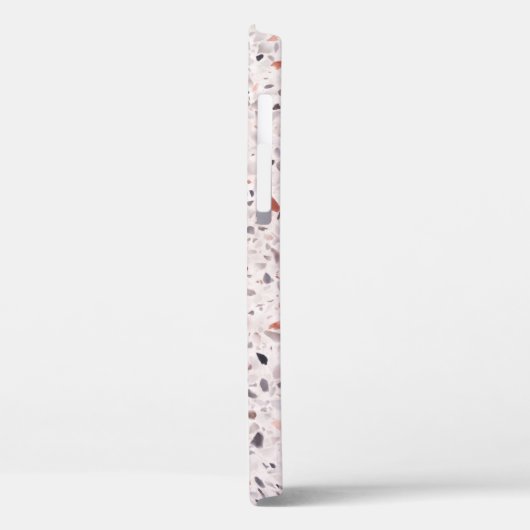 Coques Case-Mate iPhone Vieille texture terrazzo, motif d'hamper. (Verso / Gauche)
