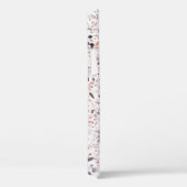 Coques Case-Mate iPhone Vieille texture terrazzo, motif d'hamper. (Verso / Droite)