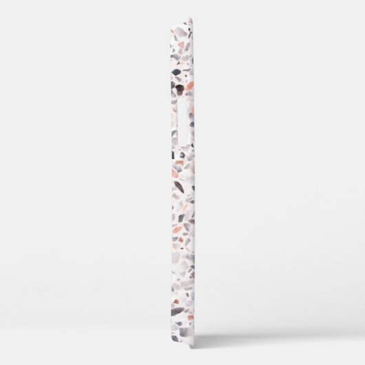 Coques Case-Mate iPhone Vieille texture terrazzo, motif d'hamper. (Verso / Droite)