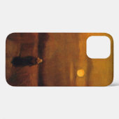 Coques Case-Mate iPhone Vieille tour dans les champs par Vincent van Gogh (Verso (horizontal))