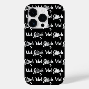 Coque Pour iPhone 14 Pro Viel Glück   Bonne chance Langue Allemande