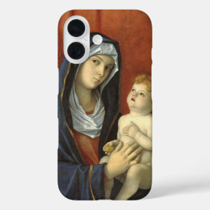 Coques iPhone 16 Vierge à l'enfant par Giovanni Bellini