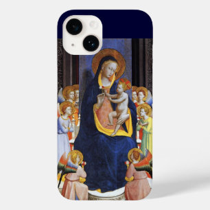COQUE POUR iPhone 14 VIERGE AVEC ENFANT, ANGELS ET SAINTS