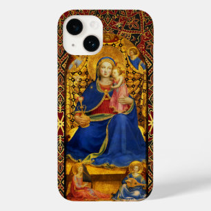Coque Pour iPhone 14 VIERGE AVEC ENFANT ET ANGES par Fra Angelico