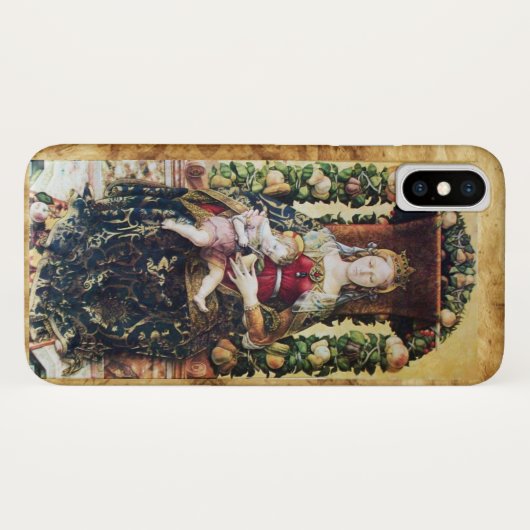 Coques Case-Mate iPhone VIERGE AVEC ENFANT, Parchemin (Dos (Horizontal))