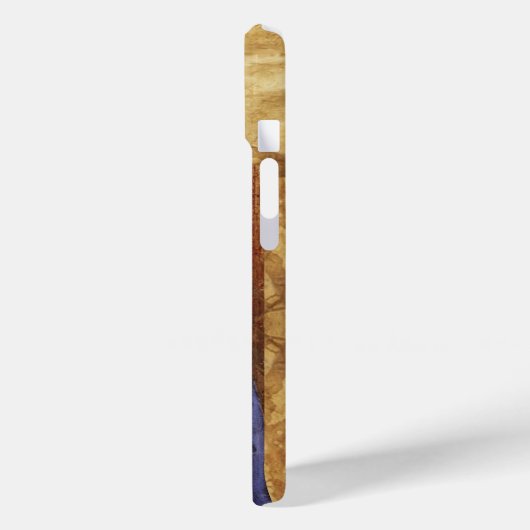 Coques Case-Mate iPhone VIERGE AVEC ENFANT Rouge Ruby Monogramme (Verso / Gauche)