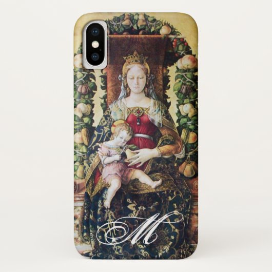Coques Case-Mate iPhone VIERGE AVEC MONogramme ENFANT (Dos)