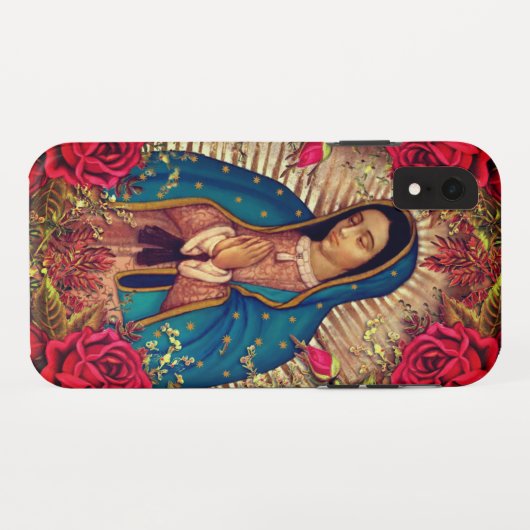 Coques Case-Mate iPhone Vierge catholique Marie Guadalupe (Dos (Horizontal))