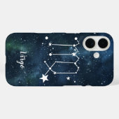 Coques Case-Mate iPhone Vierge | Constellation astrologique des signes zod (Verso (horizontal))