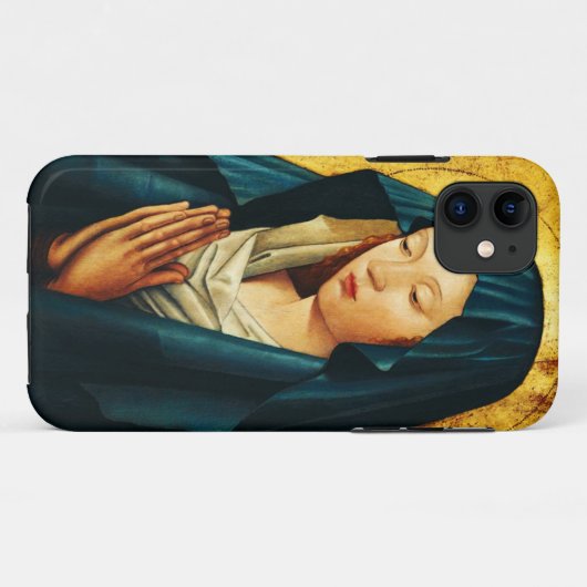 Coques Case-Mate iPhone Vierge dans la prière de Riga (Dos (Horizontal))