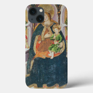 Coques Pour iPhone Vierge et enfant avec musiciens anges