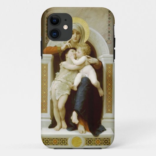 Coques Case-Mate iPhone Vierge, Jésus et St John de William Bouguereau-The (Dos)