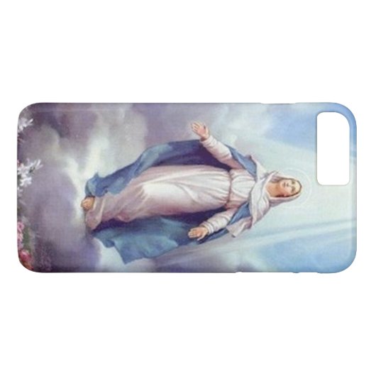 Coques Case-Mate iPhone Vierge Marie (Dos (Horizontal))