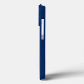 Coques Case-Mate iPhone Vierge Marie, dentelle blanche, bleu marine (Verso / Gauche)