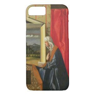 Etui iPhone Case-Mate Vierge Marie, du diptyque d'annonce (huile dessus