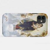 Coques Case-Mate iPhone Vierge Marie et Jésus aux anges (Dos (Horizontal))