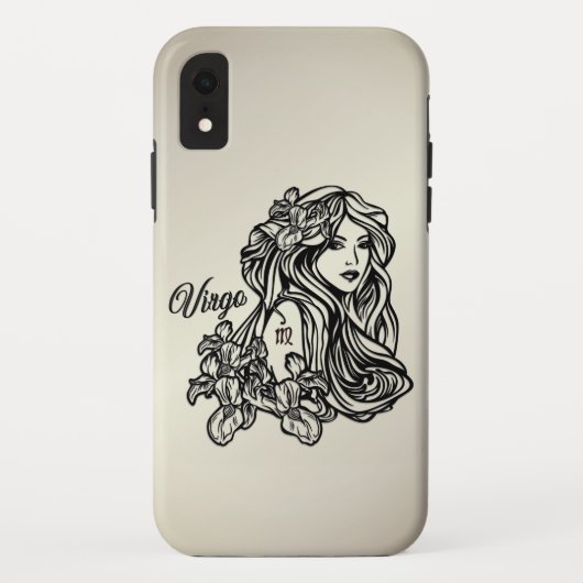 Coques Case-Mate iPhone Vierge Vierge Zodiaque Doré (Dos)