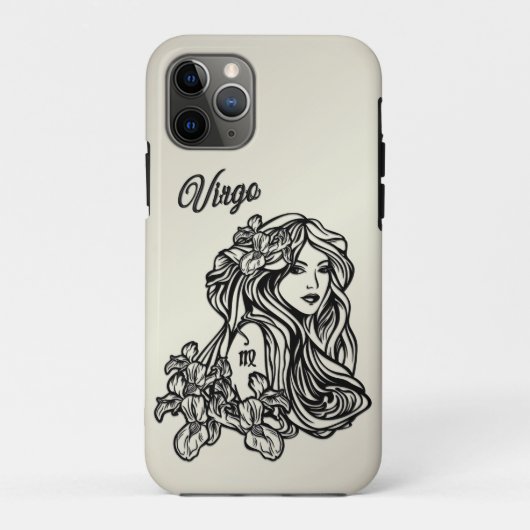 Coques Case-Mate iPhone Vierge Vierge Zodiaque Doré (Dos)