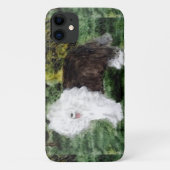 Coques Case-Mate iPhone Vieux anglais Sheepdog Peinture Chien mignon (Dos)