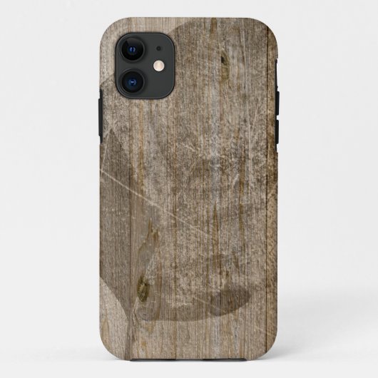 Coques Case-Mate iPhone Vieux bois et feuille (Dos)