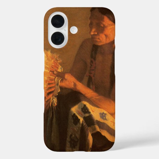Coques Case-Mate iPhone Vieux bonnet de guerre par Joseph Henry Sharp (Verso)