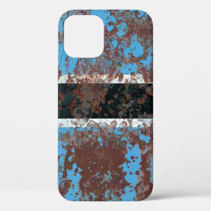 Case-Mate iPhone Case Vieux Botswana grunge arrière - plan flagabstract,