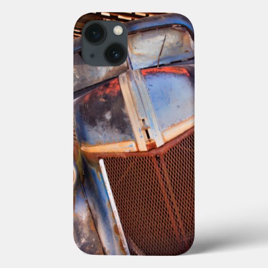Coques Case-Mate iPhone Vieux camion rouillé à une ferme (Verso)
