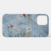 Coques Case-Mate iPhone Vieux corrode de tôle bleu fer (Verso (horizontal))