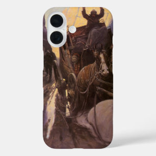Coques iPhone 16 Vieux Cowboys, Hold Up dans le Canyon par NC Wyeth