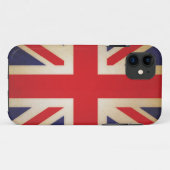 Coques Case-Mate iPhone Vieux drapeau BRITANNIQUE (Dos (Horizontal))