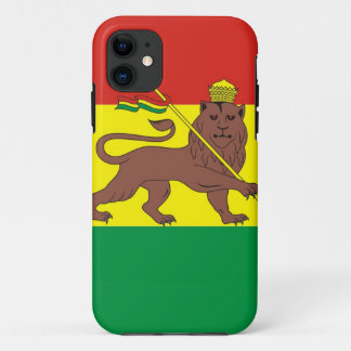 Case-Mate iPhone Case Vieux drapeau éthiopien avec le lion de Judah