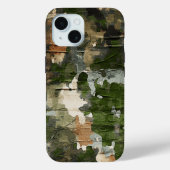 Coques Case-Mate iPhone Vieux Ecole Green Camo Militaire Usagé Bio (Verso)