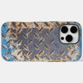 Coques Case-Mate iPhone Vieux fer ondulé (Verso (horizontal))