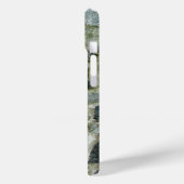 Coques Case-Mate iPhone Vieux mur en pierre avec nom (Verso / Gauche)