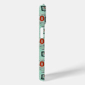 Coques Case-Mate iPhone Vieux timbres verts (Verso / Droite)