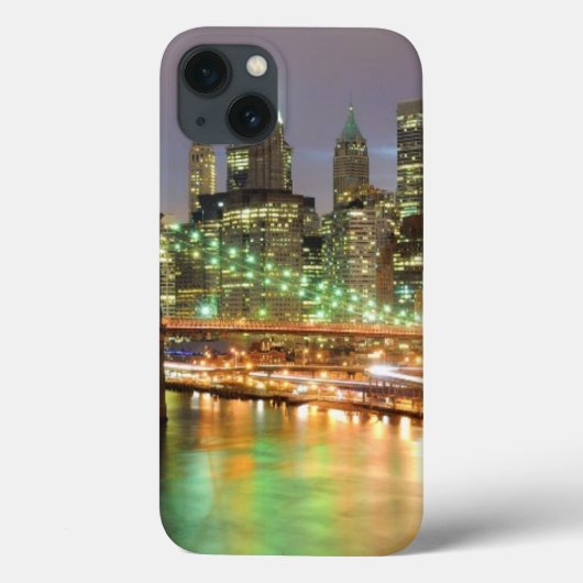 Coques Case-Mate iPhone View of Lower Manhattan and the Brooklyn Bridge (Verso)