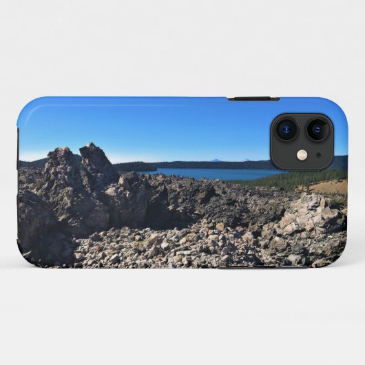 Coques Case-Mate iPhone View of Paulina Lake (Dos (Horizontal))