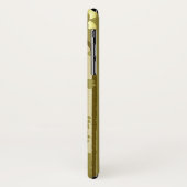 Coques Case-Mate iPhone Vif floral or vintage papier peint textile (Dos/Gauche)