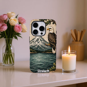 Coques iPhone 16 Pro Vigile du lac : Aigle et pic