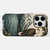 Coques Case-Mate iPhone Vigile du lac : Aigle et pic (Verso (horizontal))