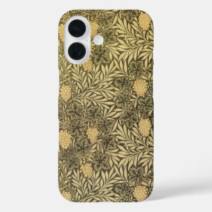 Coques iPhone 16 Vigne par William Morris, motifs textiles vintage
