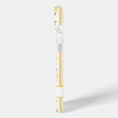 Coques Case-Mate iPhone Vignes de citron avec des nœuds coquettes monogram (Verso / Gauche)