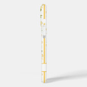 Coques Case-Mate iPhone Vignes de Citron avec des Nœuds Coquettes Monogram (Verso / Gauche)